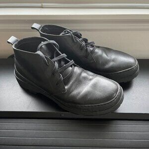 Camper Brutus Trek Black Leather Michelin Chukka Boots Shoes Mens 44 US 11